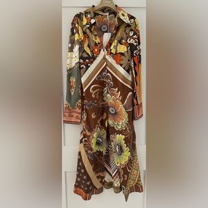 Chloe 100% silk tunic blouse